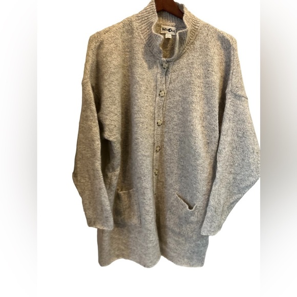 Winona Sweater X-Large 85% Wool long button down sweater - Picture 5 of 12